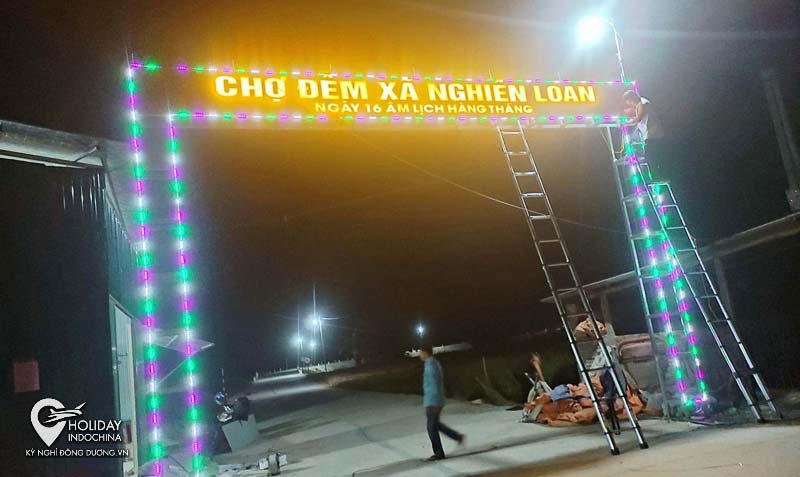 Chợ đêm Nghiên Loan chuẩn bị đón chào khách du lịch Bắc Kạn