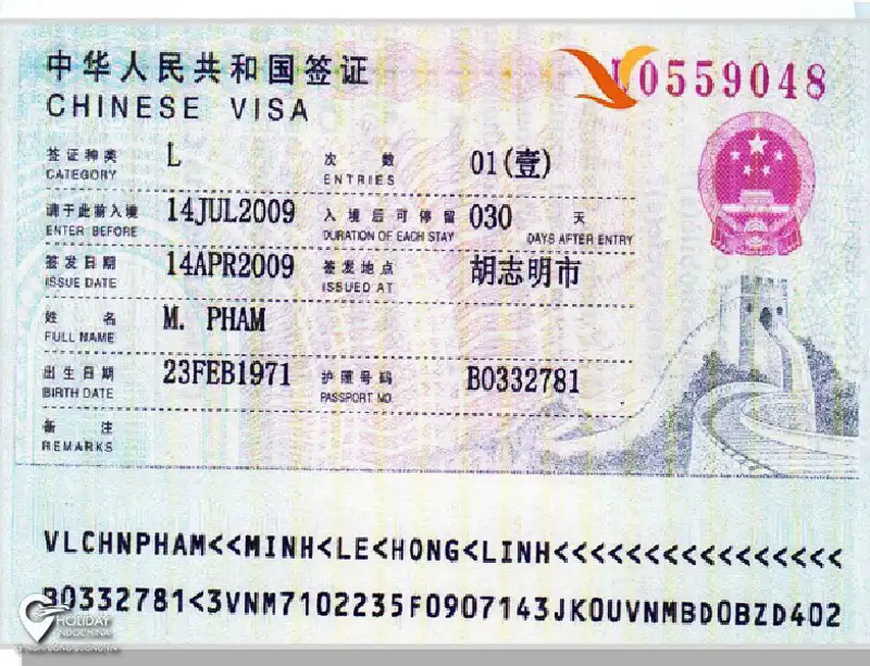 Dịch vụ xin visa Trung Quốc Đã Ra Visa Du Lịch, Thương Mại 4/2023