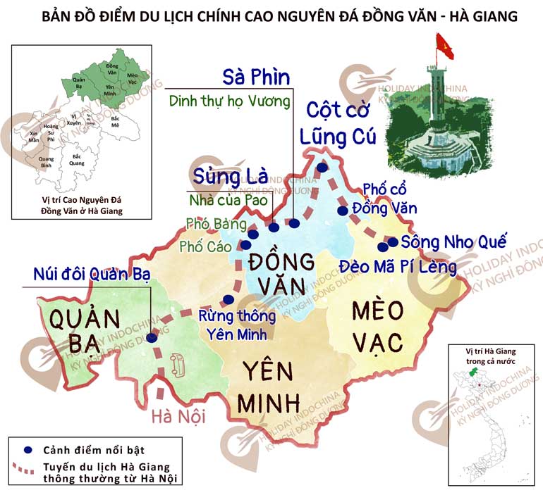 Khám phá Hà Giang bằng bản đồ chi tiết nhất, tận hưởng một chuyến du lịch hoàn hảo thật đáng nhớ. Từ đồng cỏ thơm ngát đến các thắng cảnh hùng vĩ, tất cả đều được liệt kê chi tiết trên bản đồ này.